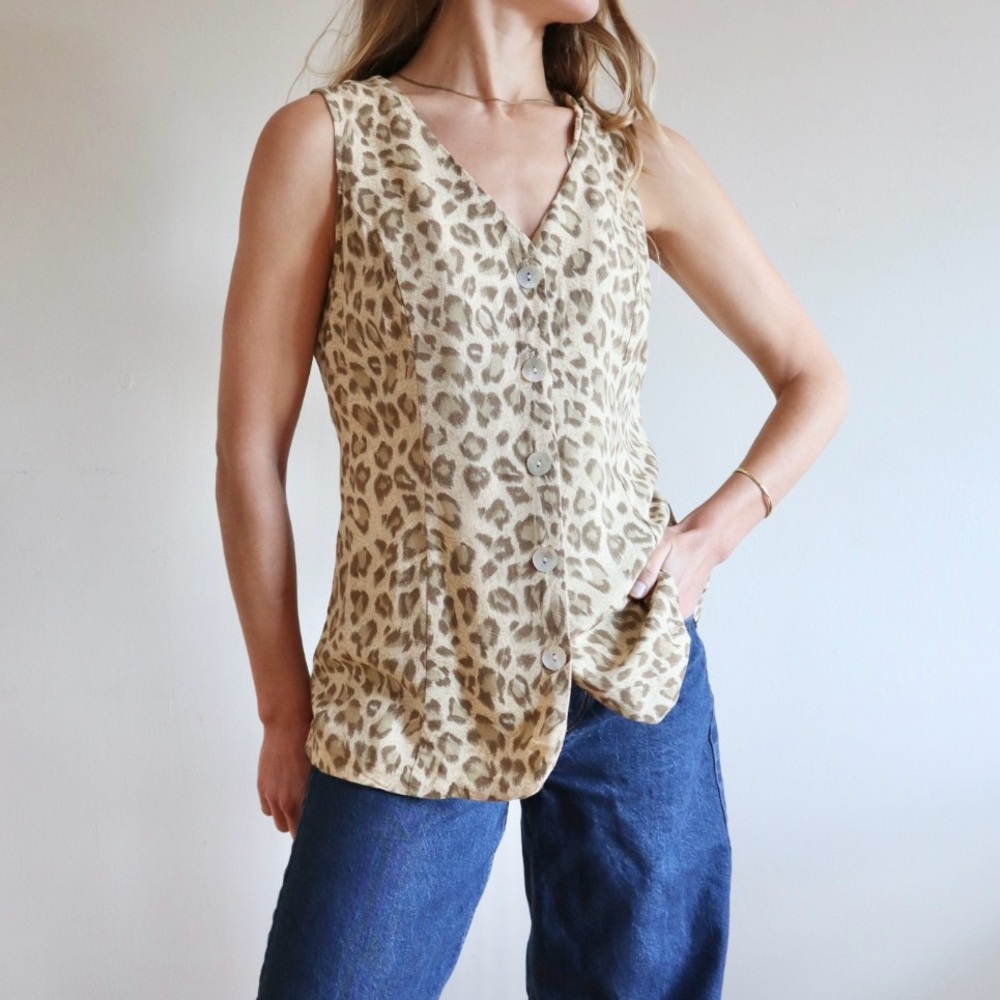 Vintage Leopard Top